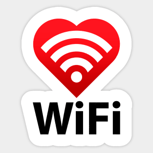 Wifi love Sticker